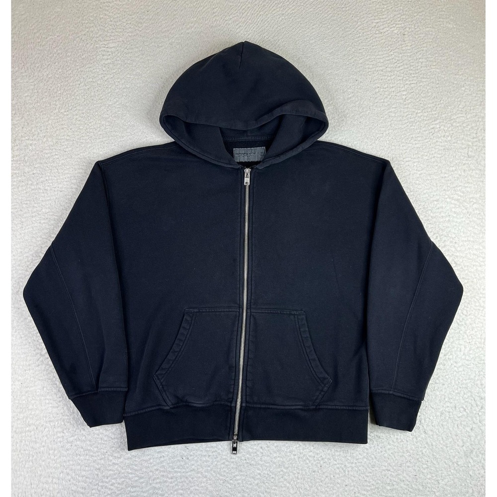 Abercrombie & Fitch Hoodie Sweatshirt Womens XS Black Soft AF Essentials Zip